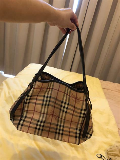 authentic burberry bag lining|authentic Burberry bag review.